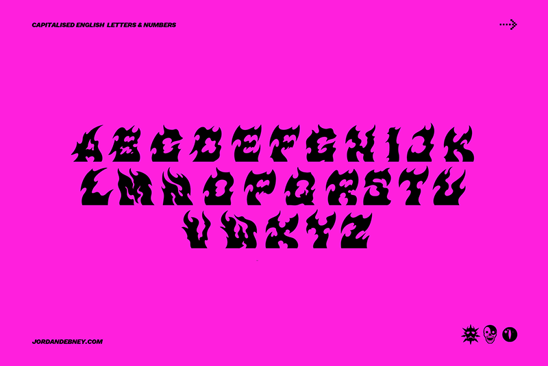 JD Brimstone Basic Font