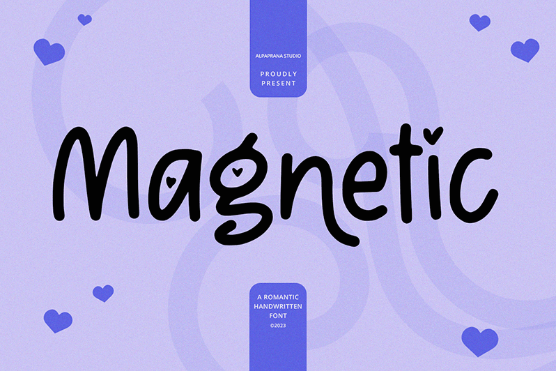 Magnetic Font