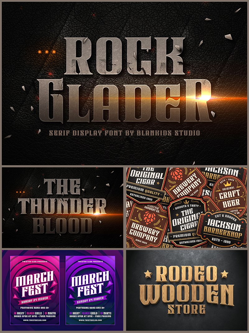 Rock Glader Font