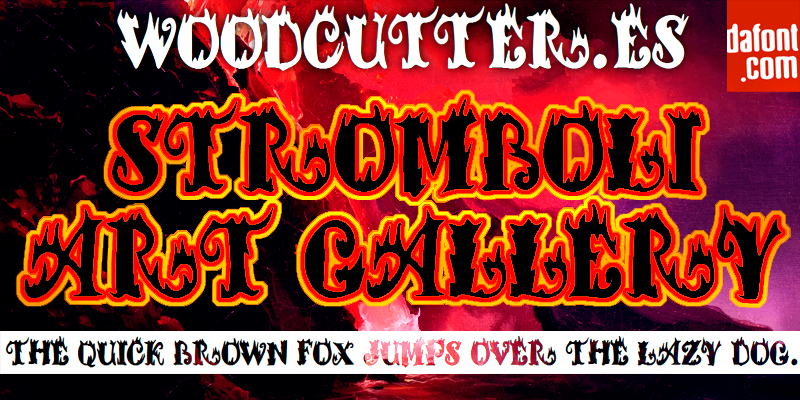 Stromboli Art Gallery Font