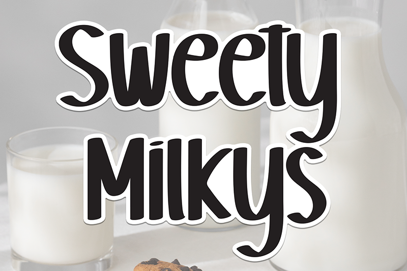 Sweety Milkys Font