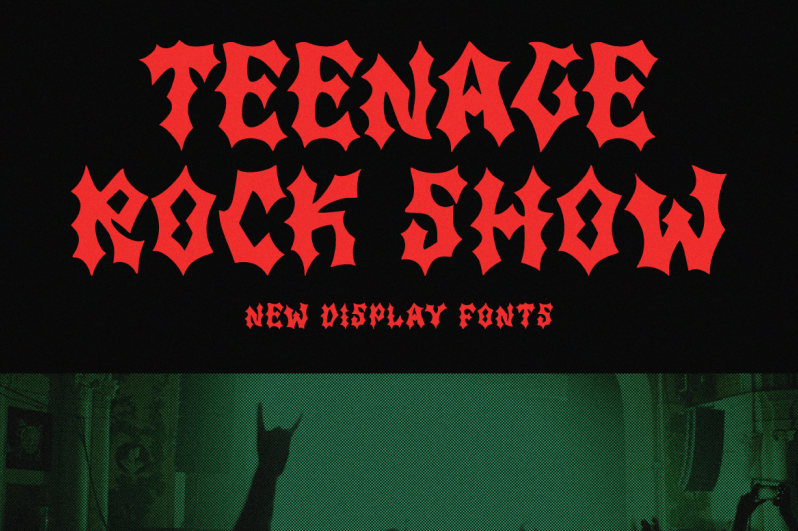 Teenage Rock Show Font