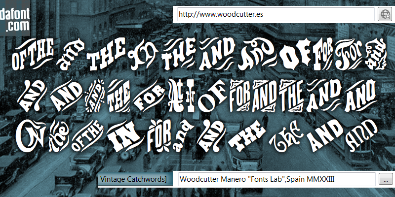 Vintage Catchwords Font