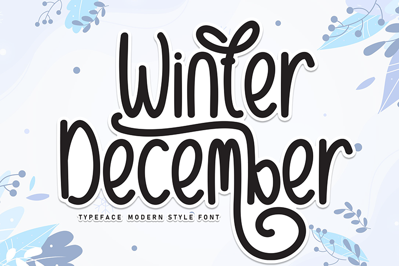 Winter December Font