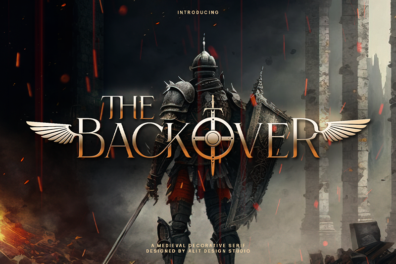 Backover Font