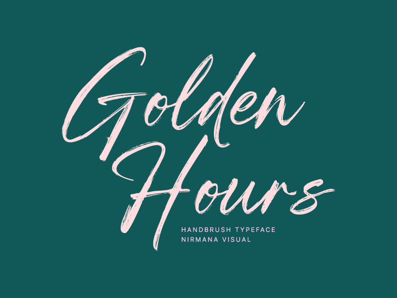 Golden Hours Font
