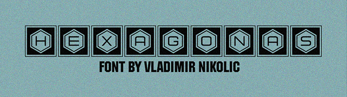 Hexagonas Font
