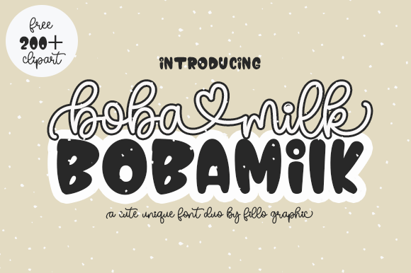 Boba Milk Bold Font