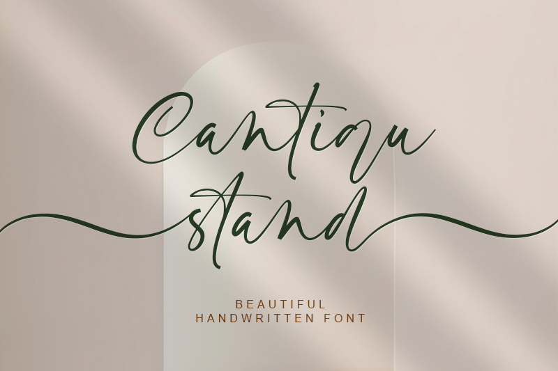 Cantiqu stand Font