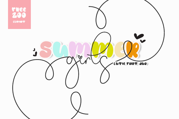 Girls Summer Bold Font
