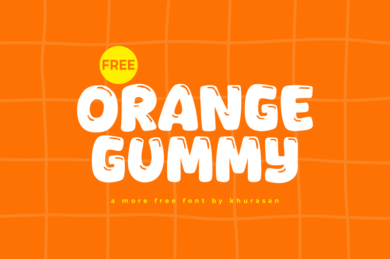 Orange Gummy Font