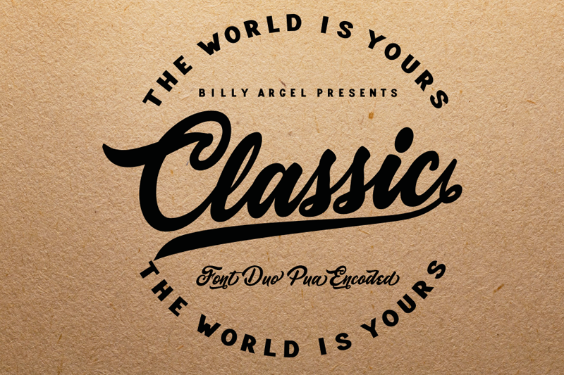 Classic Font