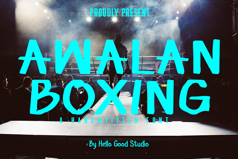 Awalan Boxing Font