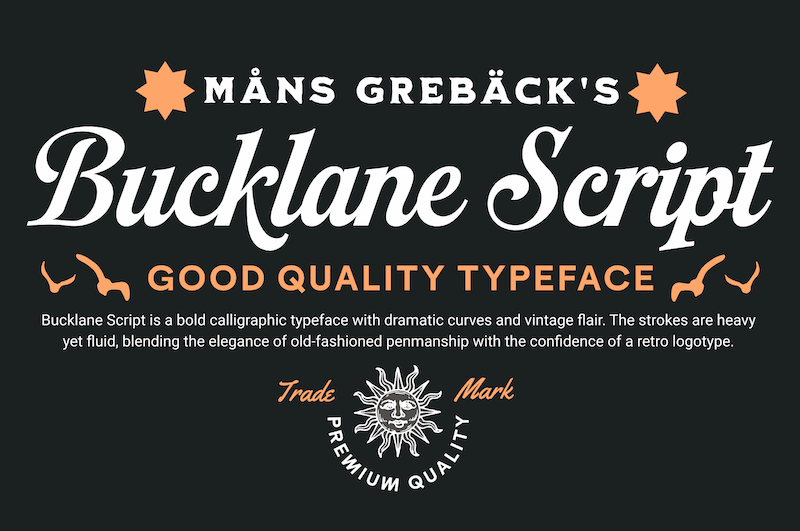 Bucklane Script Font