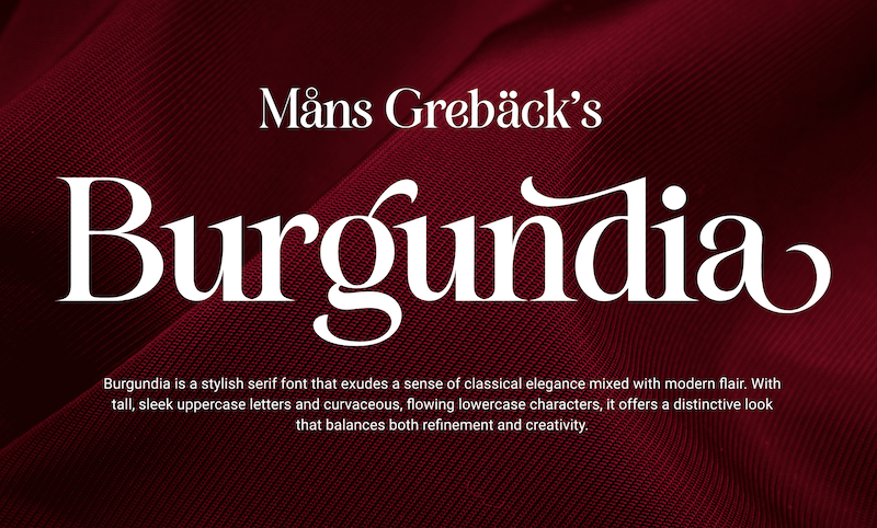 Burgundia Font
