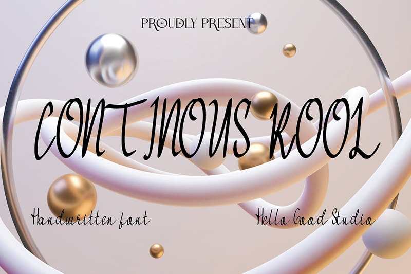 Continous Roll Font