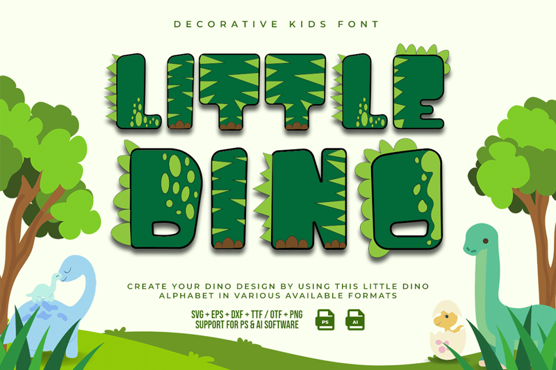 Little Dino Font