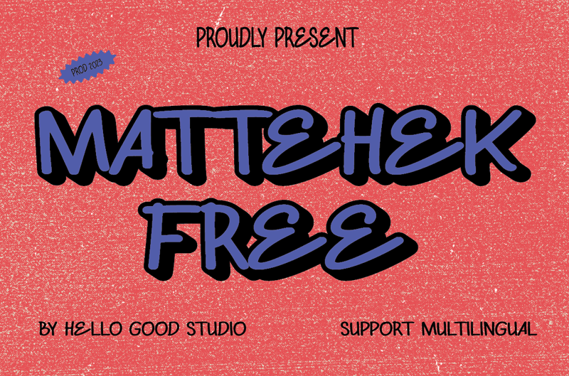 Mattehek Free Font