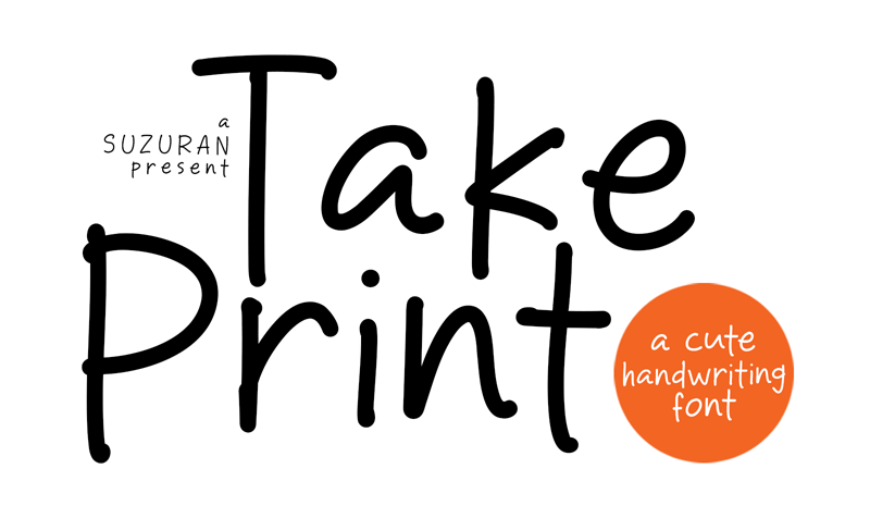 Take Print Font