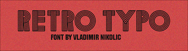 Retro Typo Font
