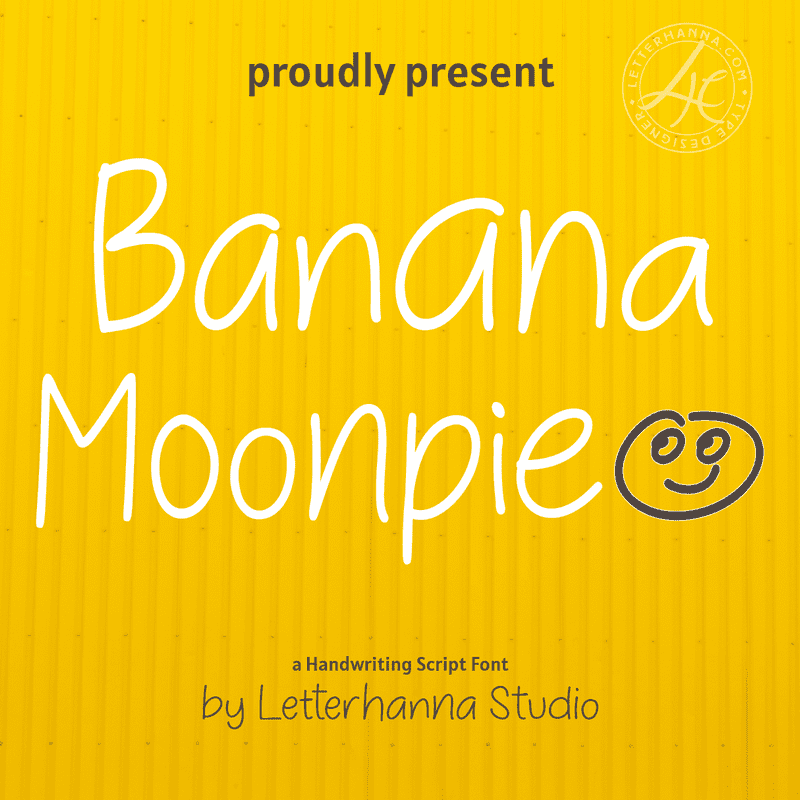 Banana Moonpie Font