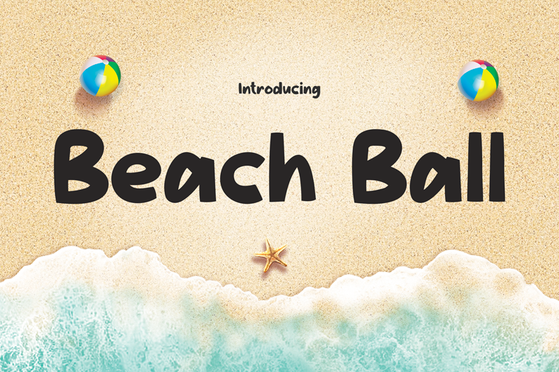 Beach Ball Font