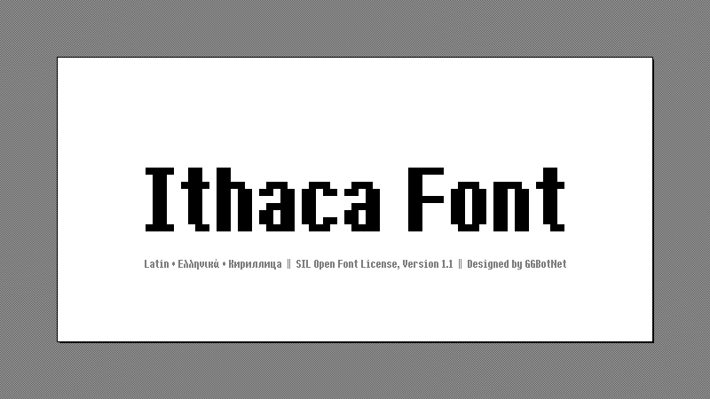 Ithaca Font