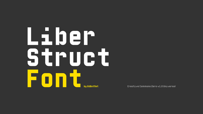 Liber Struct Font