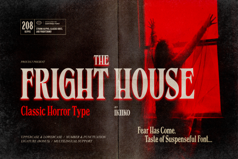 The Fright House Font