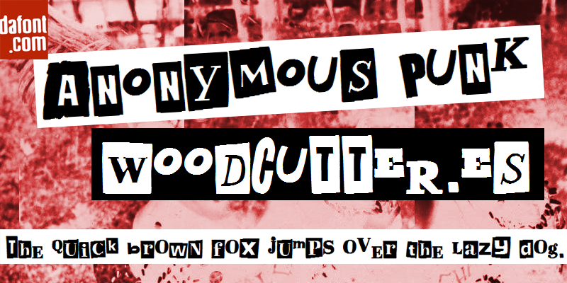 Anonymous Punk Font