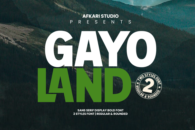 Gayo Land Font