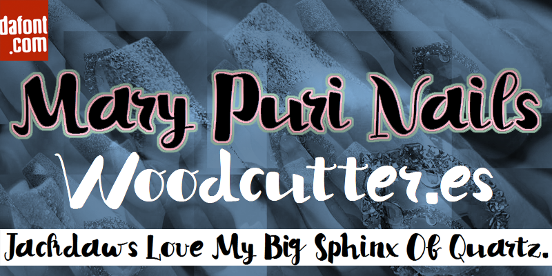 Mary Puri Nails Font