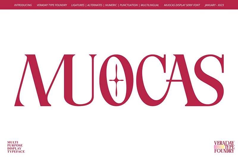 Muocas Display Serif Font