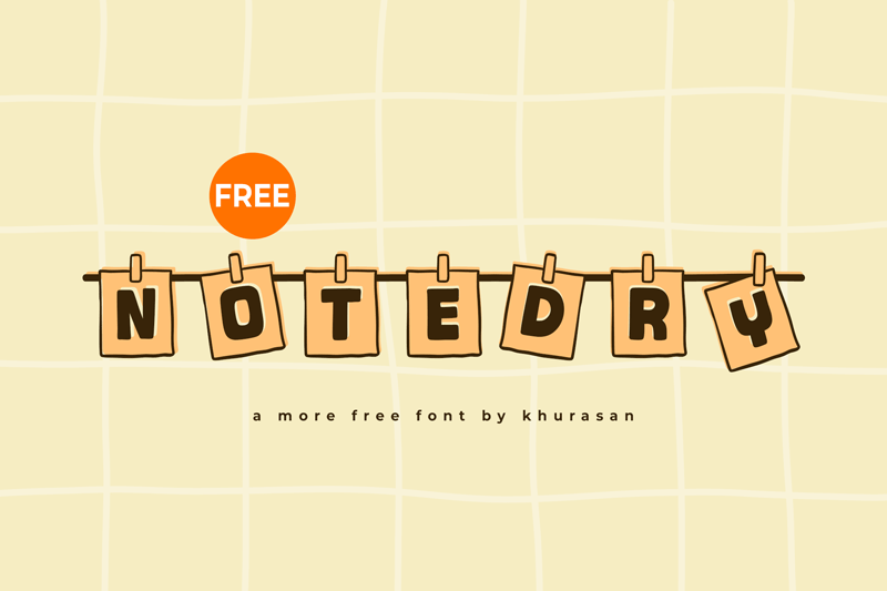 Notedry Font