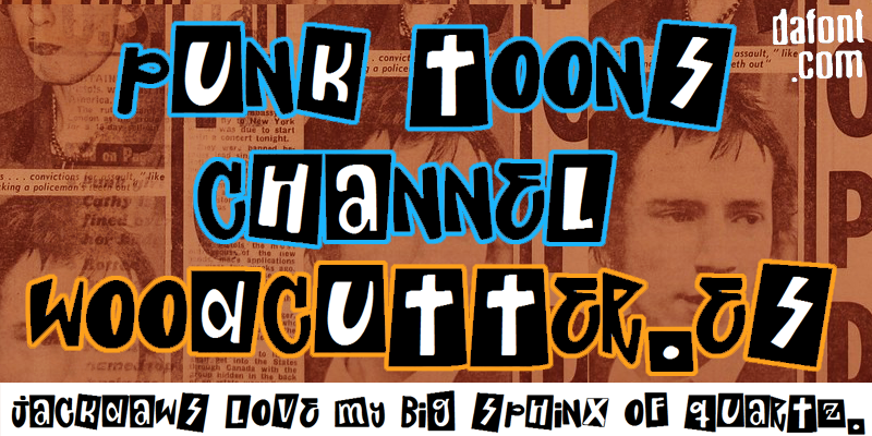 Punk Toons Channel Font