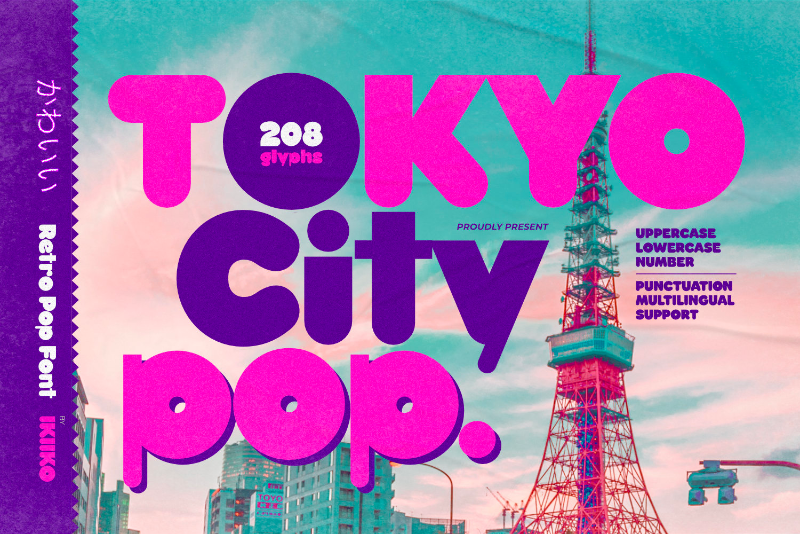 Tokyo City Pop Font