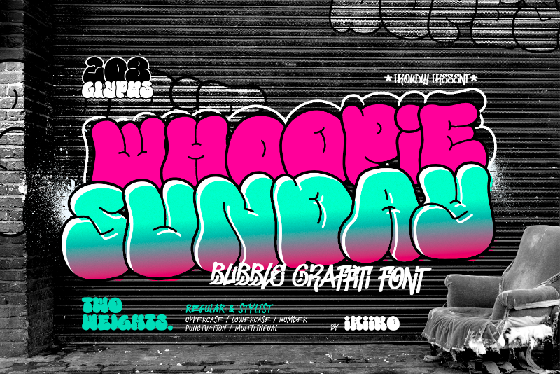 Whoopie Sunday Font