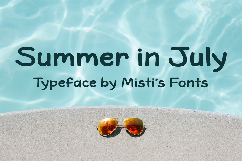 Summer in July Font