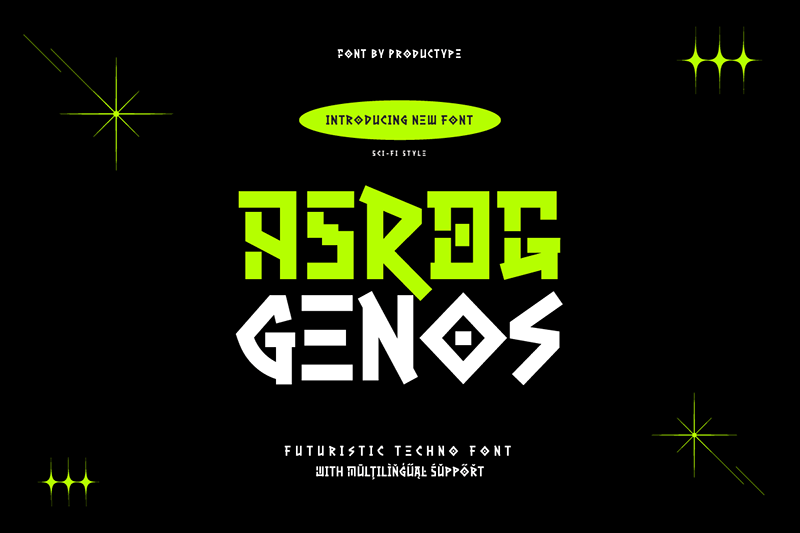 Asrog Genos Font