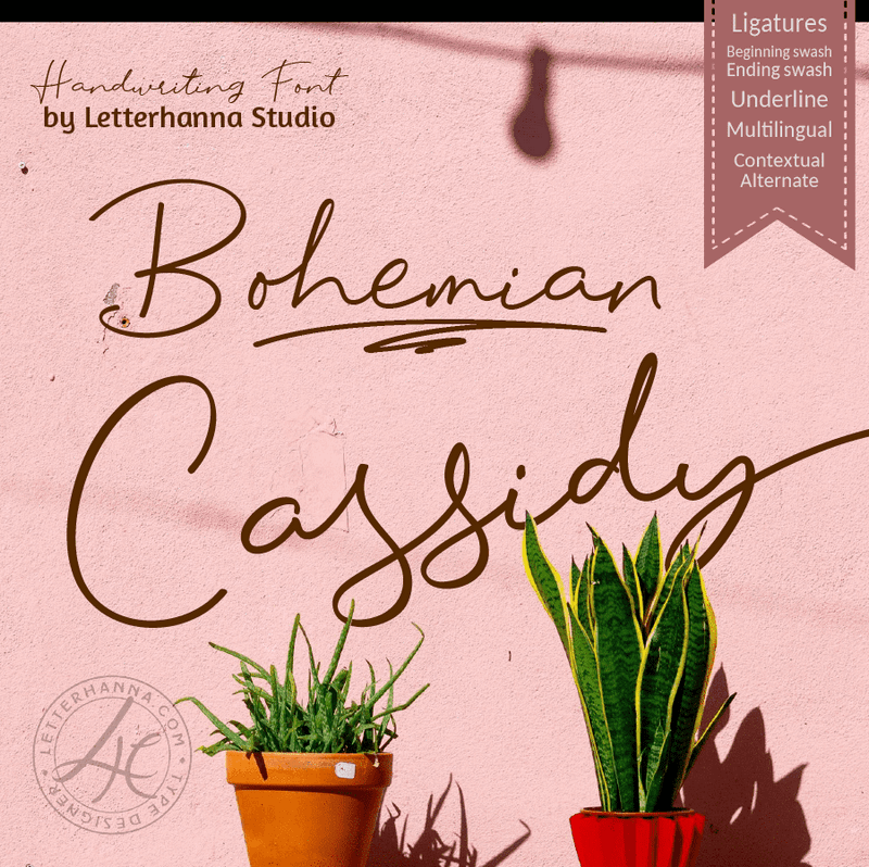 Bohemian Cassidy Font