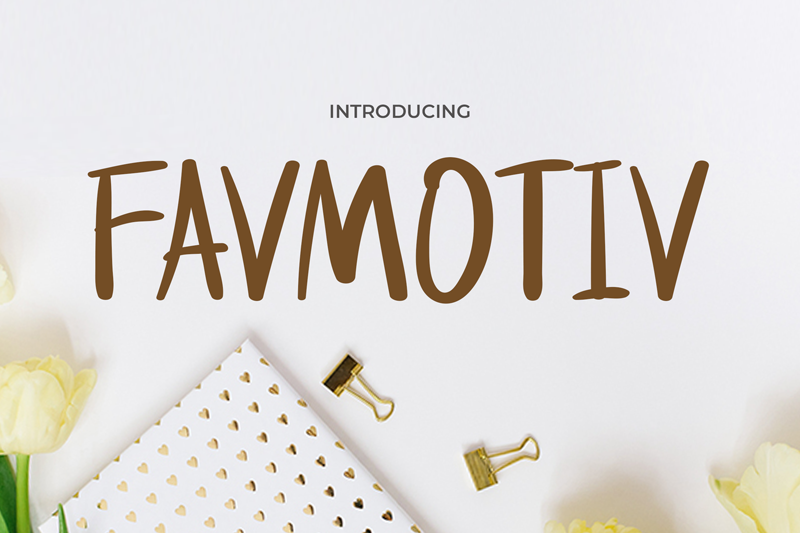 Favmotiv Font