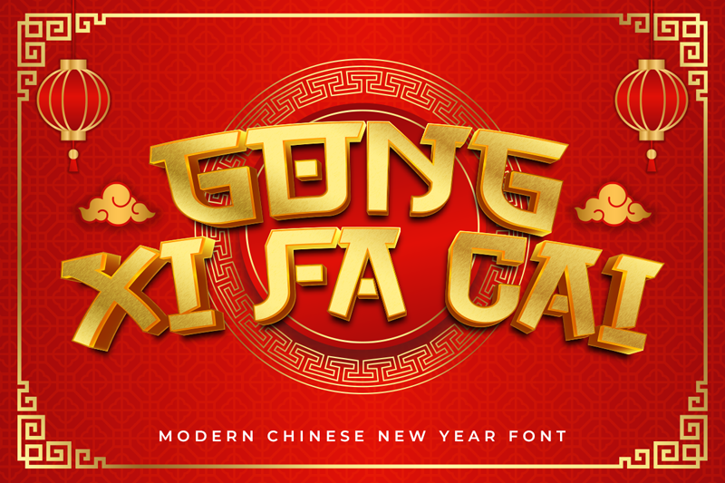 Gong Xi Fa Cai Font