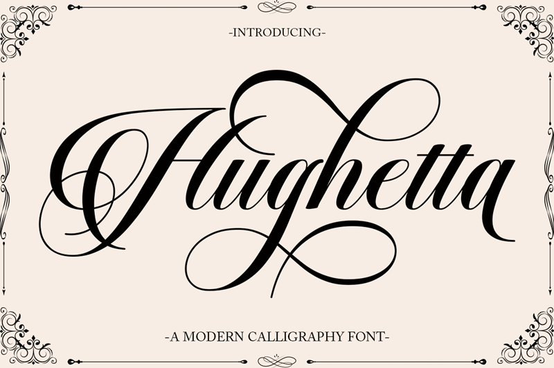 Hughetta Font