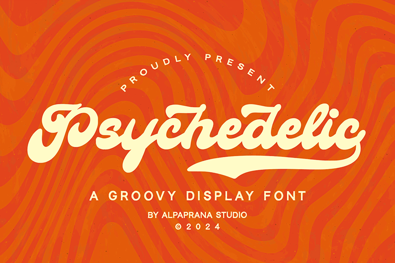 Psychedelic Font