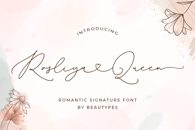 Rosliya Queen Font