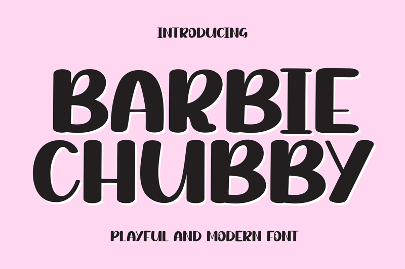 Barbie Chubby Font