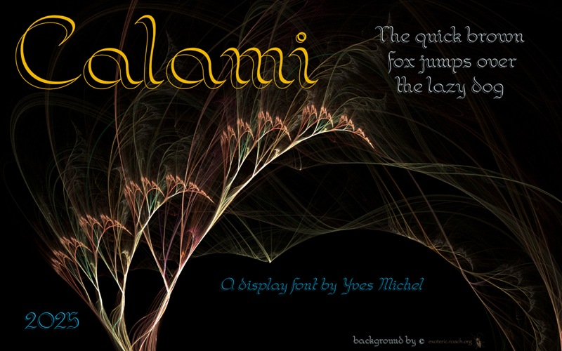 Calami Font