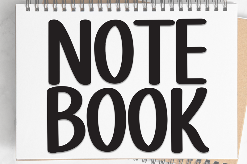 Note Book Font