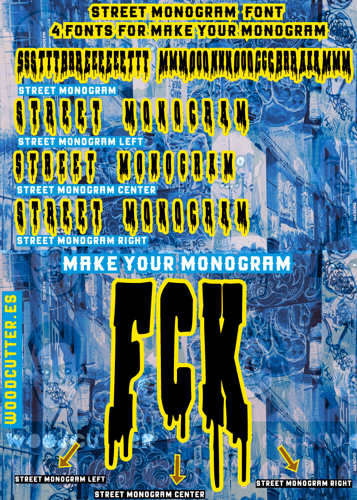 Street Monogram Font