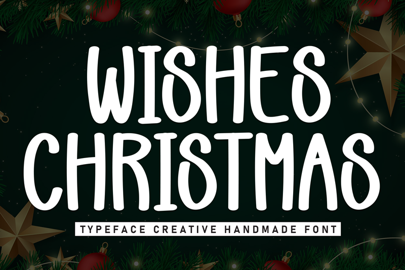 Wishes Christmas Font